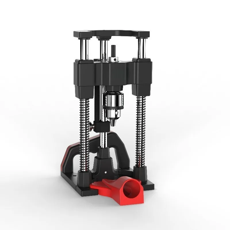Aluminum Alloy Drill Stand for Wood and Metal (capacity 1-10mm) - Multi-angle Drilling Guide with Scale