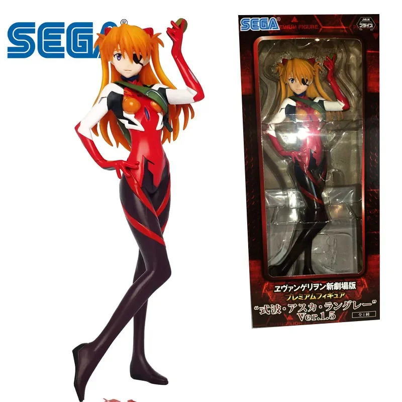 Sega Originele Eva Asuka Langley Soryu Anime Actiefiguren Speelgoed Voor Jongens Meisjes Kinderen Geschenk Verzamelmodel Ornamenten