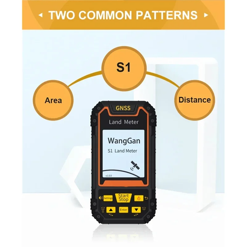 A34R S1 جهاز قياس الأرض المحمول GPS GLONASS SBAS Beidou مع شاشة 2.4 بوصة لأداة مسح الجبال