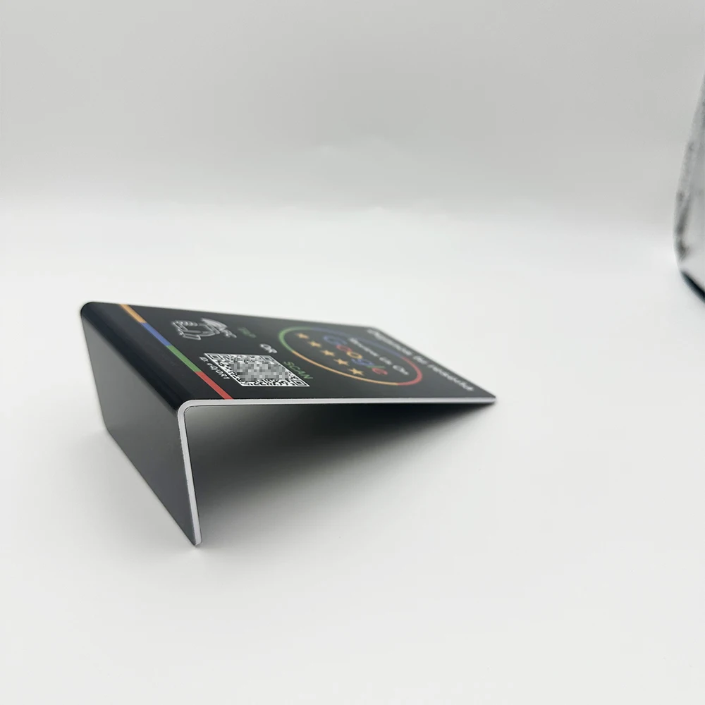 الإسبانية الإنجليزية رمز الاستجابة السريعة NFC الدائمة تسجيل مراجعة جوجل NFC215 مراجعة الوقوف انقر فوق عنوان بطاقة مراجعة الأعمال الاجتماعية