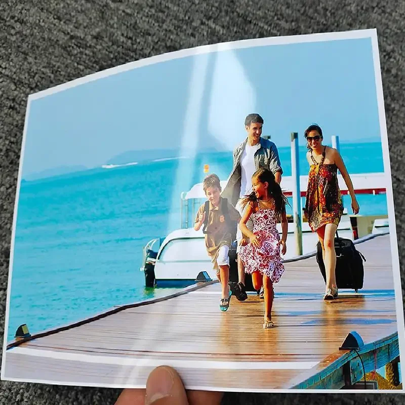 100pcs/bag 3r/4r/5r Photographic Gloss Paper Glossy Printing Paper Printer Photo Paper Color Printing Coated for Home