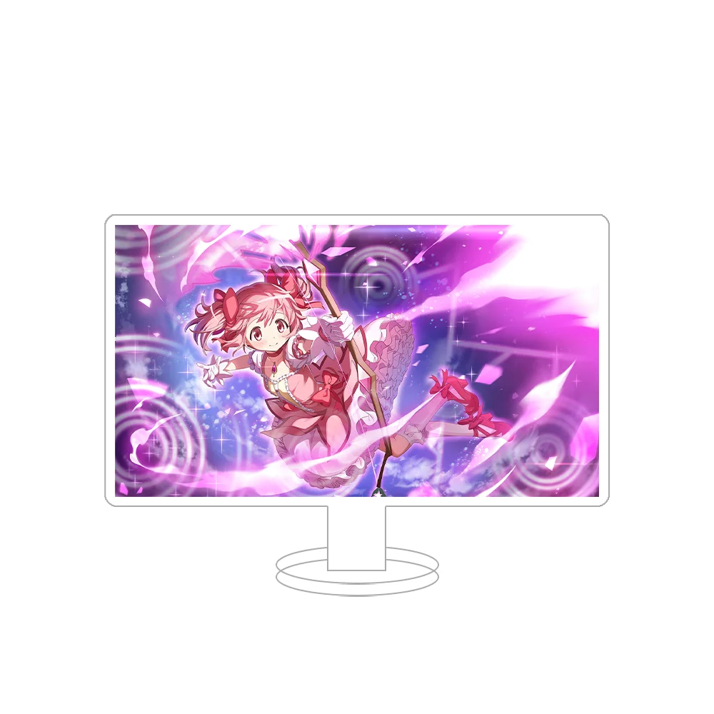 Puella Magi Madoka Magica Madoka Kaname Homura Akemi Mami Tomoe Sayaka Miki Kyoko Sakura Official Acrylic Stand Desktop Decor