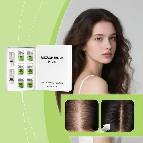 Imagen 1 del producto Suero con rodillo para el cabello, suave, nutre el cuero cabelludo, raíz del cabello fuerte, antipérdida de cabello, conjunto de cuidado del cabello, cuidado diario, suero para el cuero cabelludo