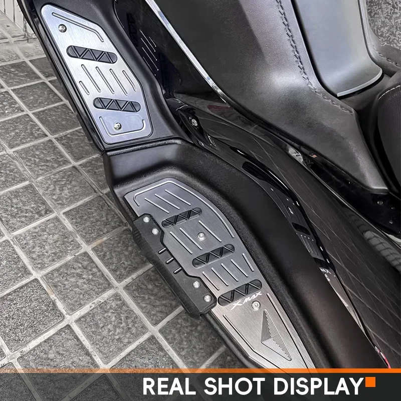 

For Yamaha XMAX300 Xmax300 2020-2024 2023 Aluminum Anti Slip Thickened Foot Pedals Footboard Step Footpad Motorcycle Accessories