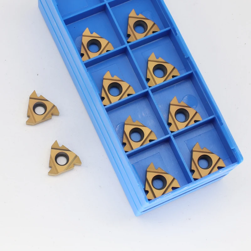 Herramientas de torneado de carburo de tungsteno, herramienta CNC resistente al desgaste, 16ER / 16IR AG55 / AG60 UE6020 / VP15TF / US7
