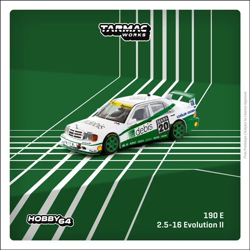 

Tarmac Works 1:64 190 E 2.5-16 Evolution II DTM 1991 # Литая под давлением модель автомобиля 20