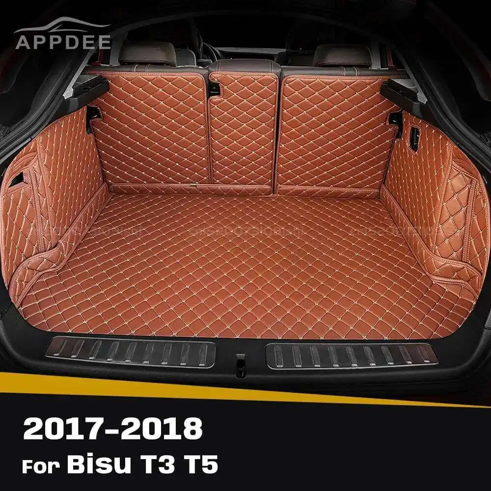 

For Bisu T3 T5 2017 2018 Auto Full Coverage Trunk Mat Car Protective Pad Cargo Liner Interior Accessories