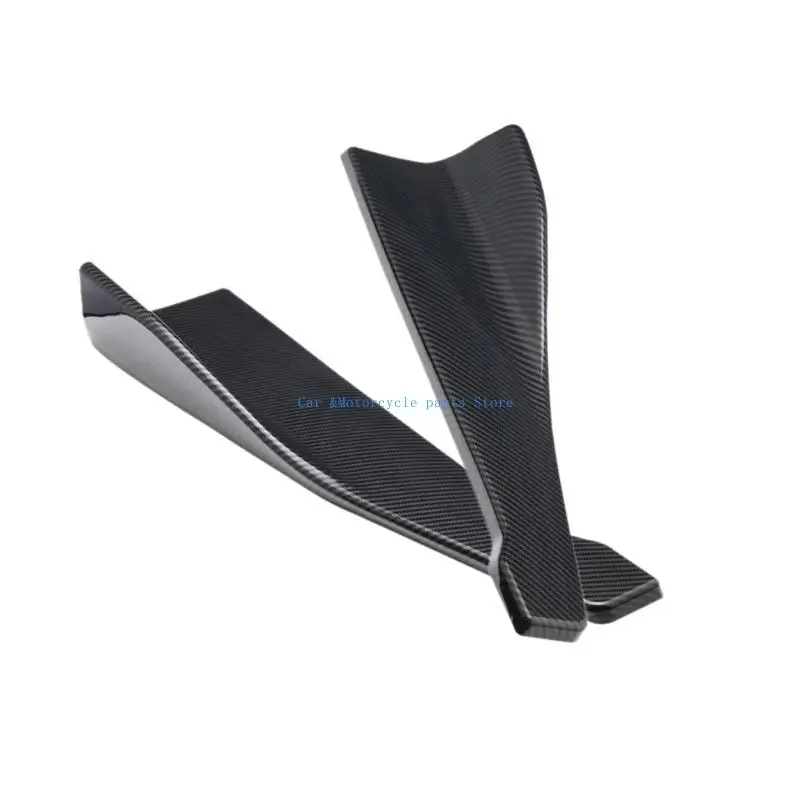 Y9UC Car Side Skirt Extensions with Screws Easy Install Car Corner Bumper Guards Car Spare Part for Rear Bumper Protections