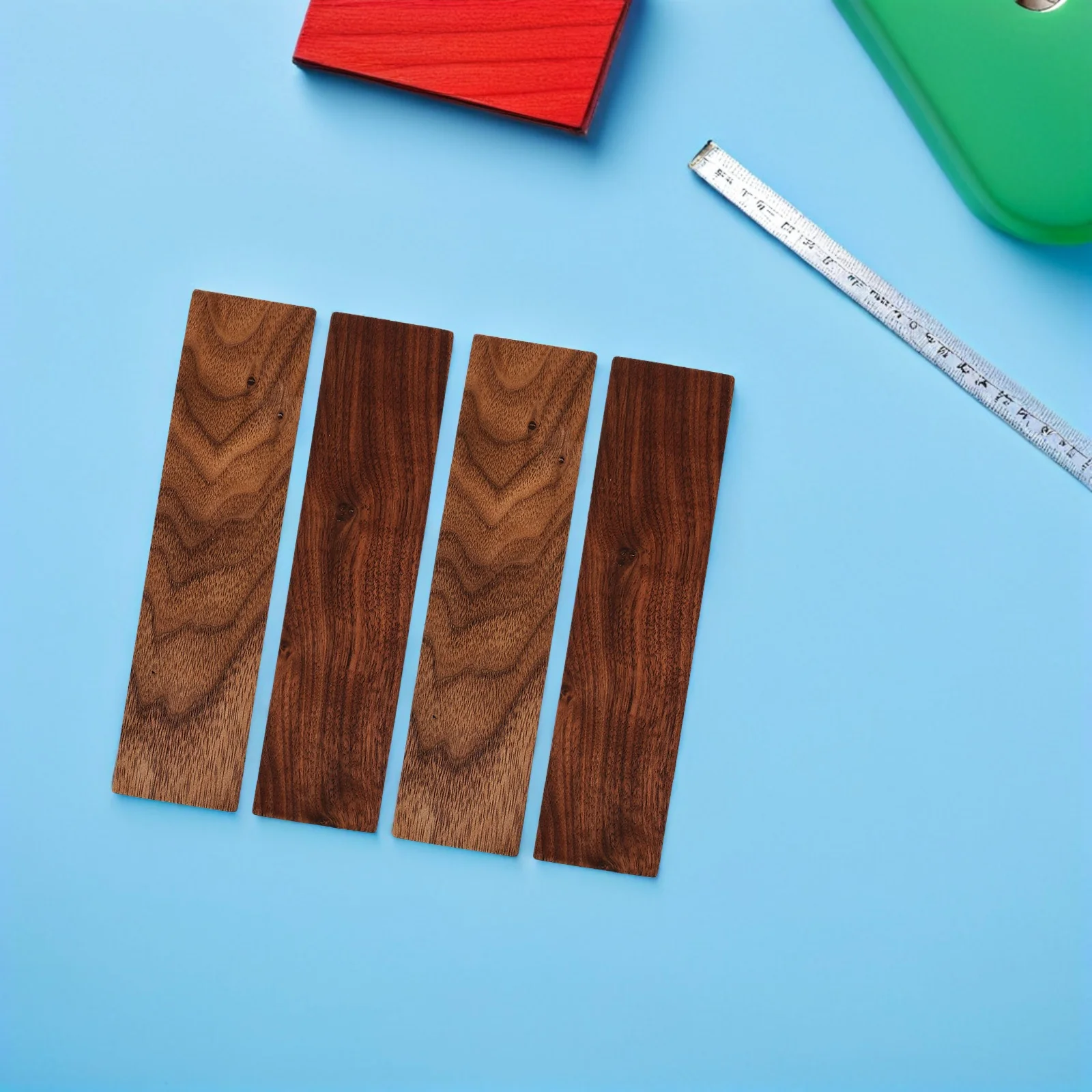

4Pcs Walnut Wood Planks for DIY Woodworking Carving Whittling Engraving Hardwood Board Craft Projects Wood Carving Blocks