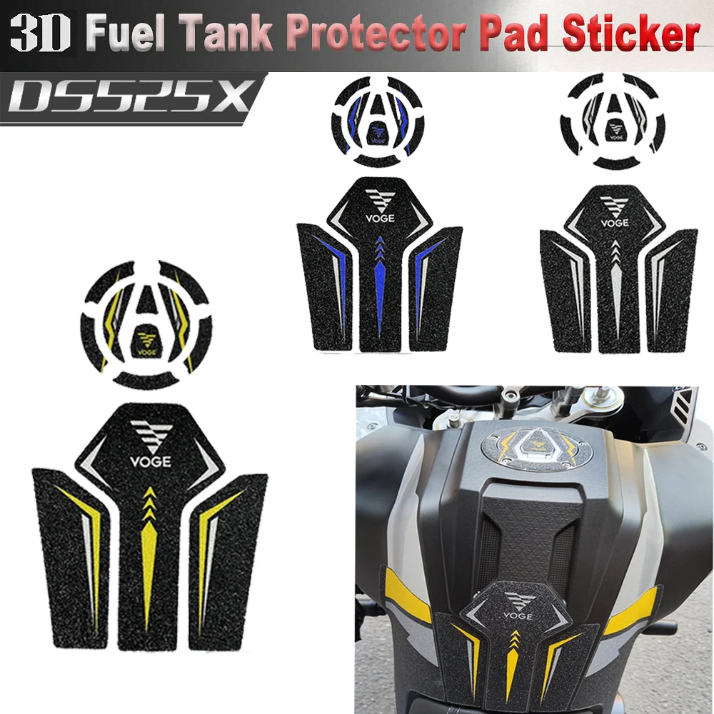 For VOGE 525DSX Tank Pad Cover Sticker Motorcycle Accesories Fueltank Protector Decal Valico DSX DS X DS525X DS525 525X 525 2024