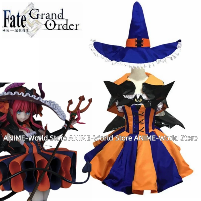 Game Fate Grand Order Fgo Elizabeth Bathory Halloween Cosplay Costume