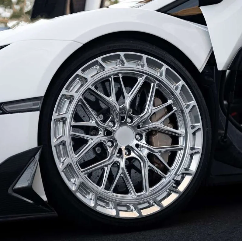 18-26 Inch 5x112 5x120 Polished Concave High-End Custom 6061-T6 Forged Alloy Wheel Rims Universal Sport Cars