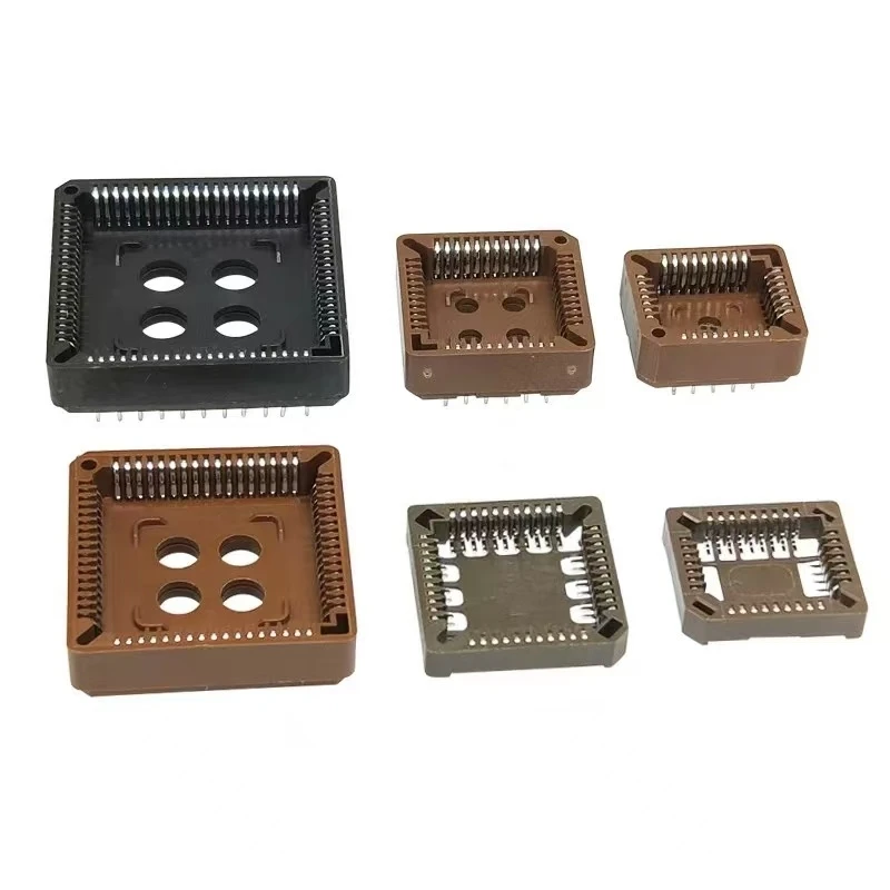 10pcs PLCC28 PLCC32 PLCC44 PLCC52 PLCC68 PLCC84 Pin PLCC SMT DIP type IC Socket Adapter PLCC Converter