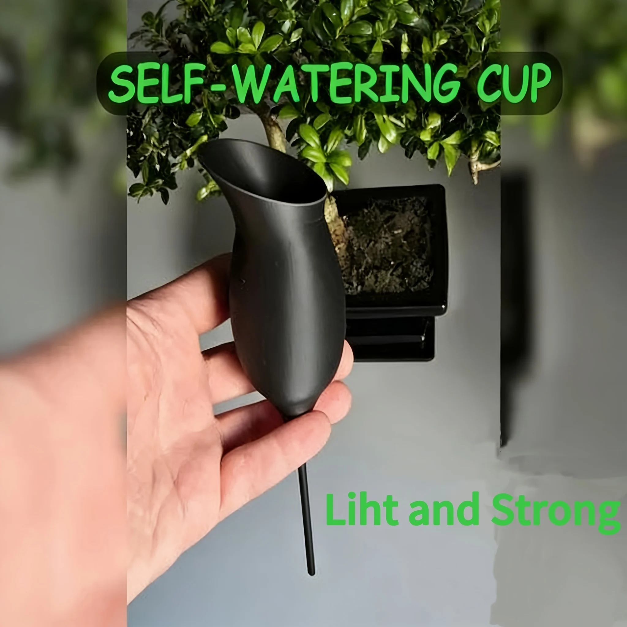 Sistema de Auto-Riego para Copas de Vino: Alimentación Lenta por Osmosis a Raíz. Resina PLA. Para plantas de interior en macetas, balcones, hierbas y plantas de casa.