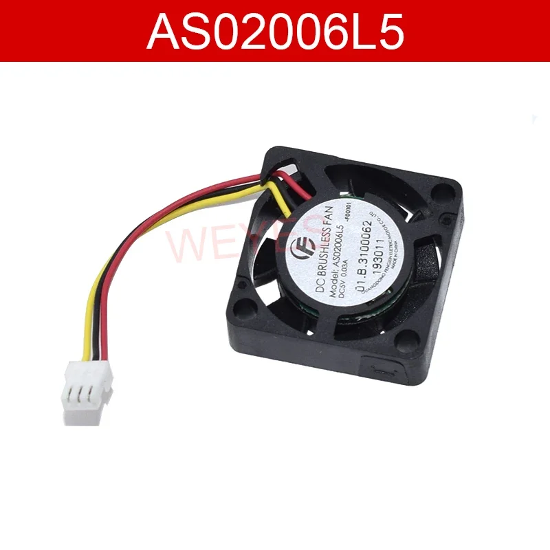 NEW For AS02006L5 2006 DC5V 0.03A 3-Pin 20*20 * 6mm  2cm Micro Ultra-Thin Mini Cooling Fan