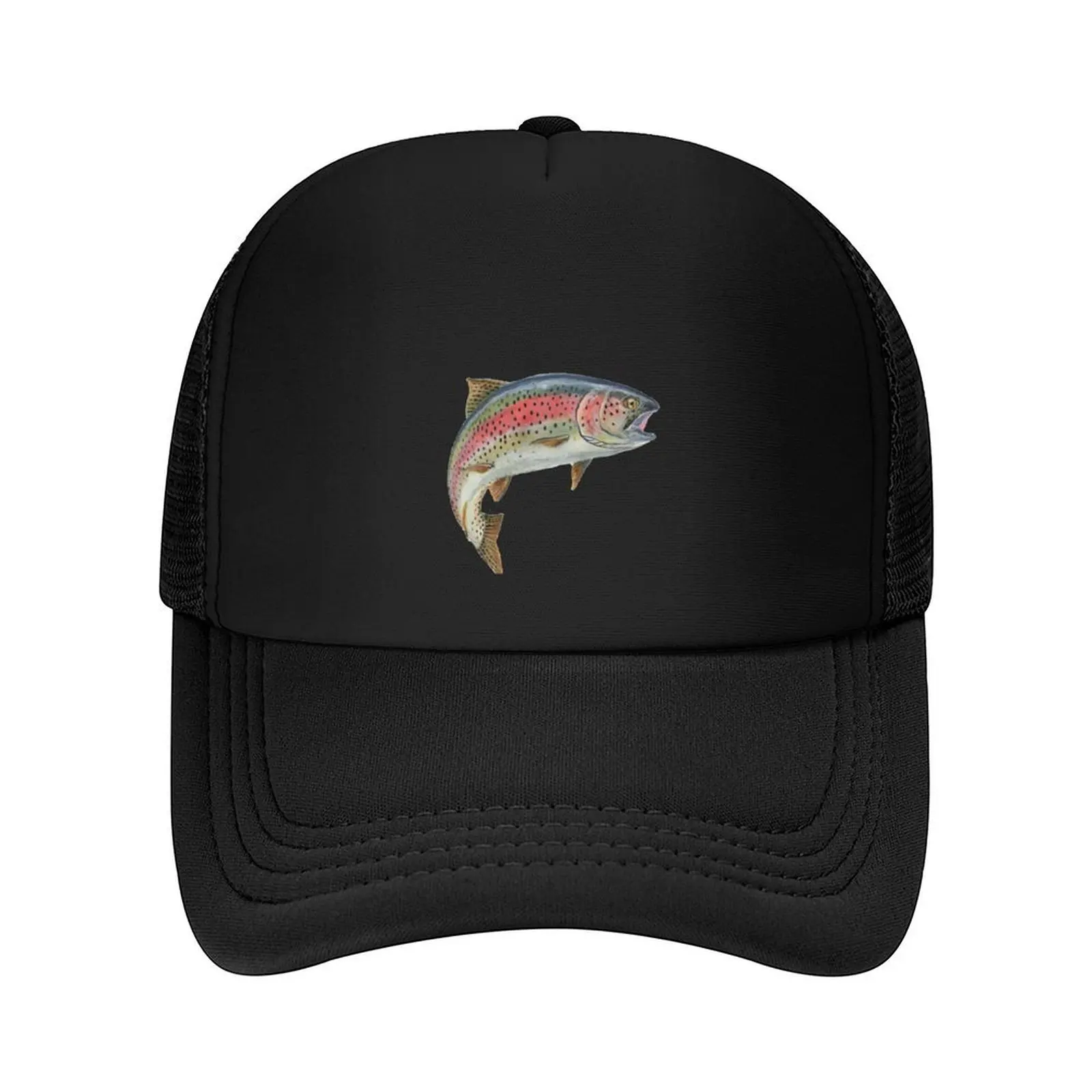 

Rainbow Trout Baseball Cap Cosplay dad hat Golf Hat Man Hip Hop For Girls Men's