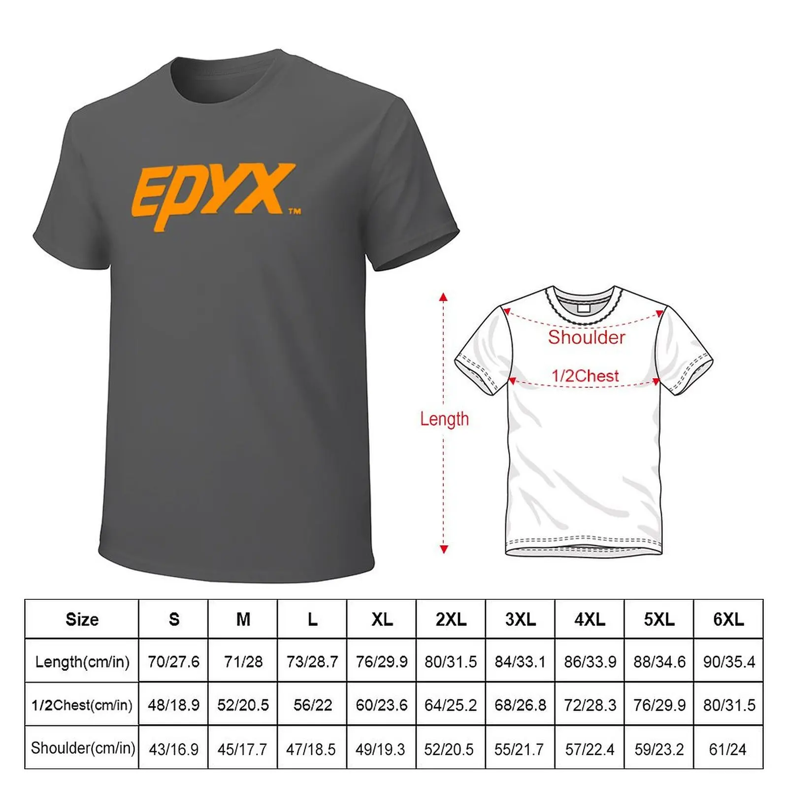 เสื้อยืดโลโก้ epyx สำหรับผู้ชายไซส์ใหญ่พิเศษพิมพ์ลายสัตว์