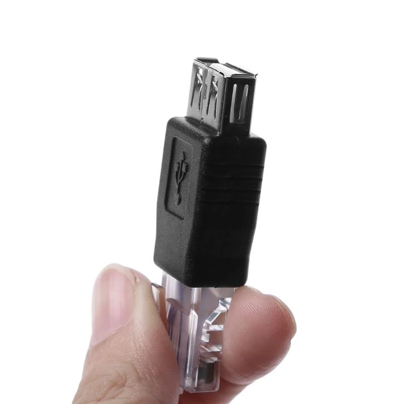 F68C 2PCS USB -тип A A Ethernet Internet RJ45 мужской конвертер конвертер разъект Адапт