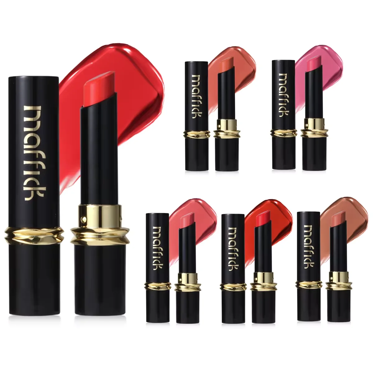 6 Colors Jelly Lipstick Moisturizing Mirror Water Light Solid Lip Gloss Glass Tea Russet Lip Glaze Tint Makeup Cosmetics Beauty