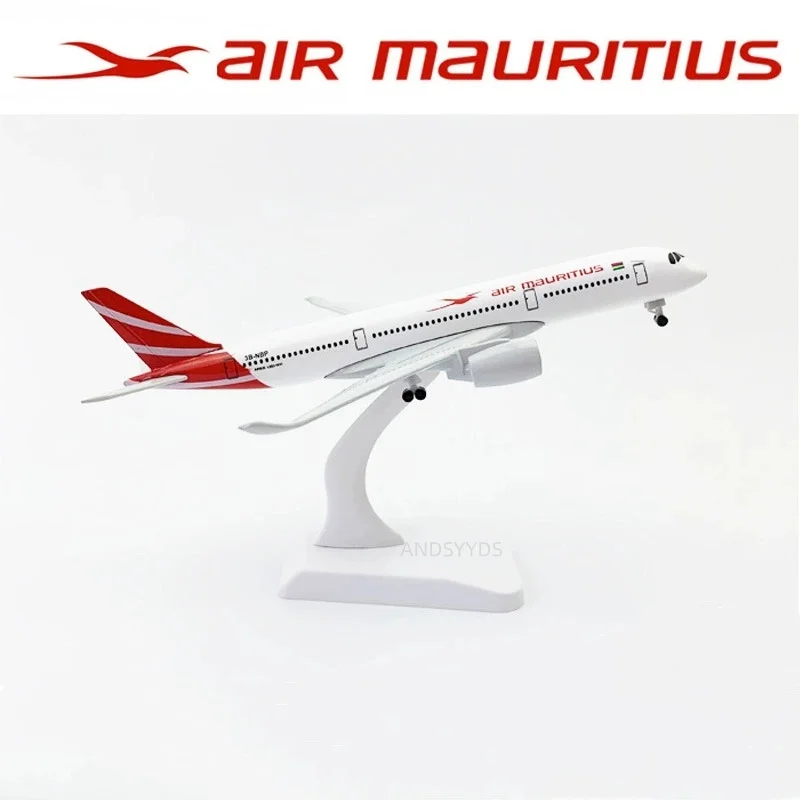 

20CM 8inch A350 Airways Aircraft Model Alloy Metal Diecast Airplane Toy Children Kids Gift A350 Mauritius Miniature Plane