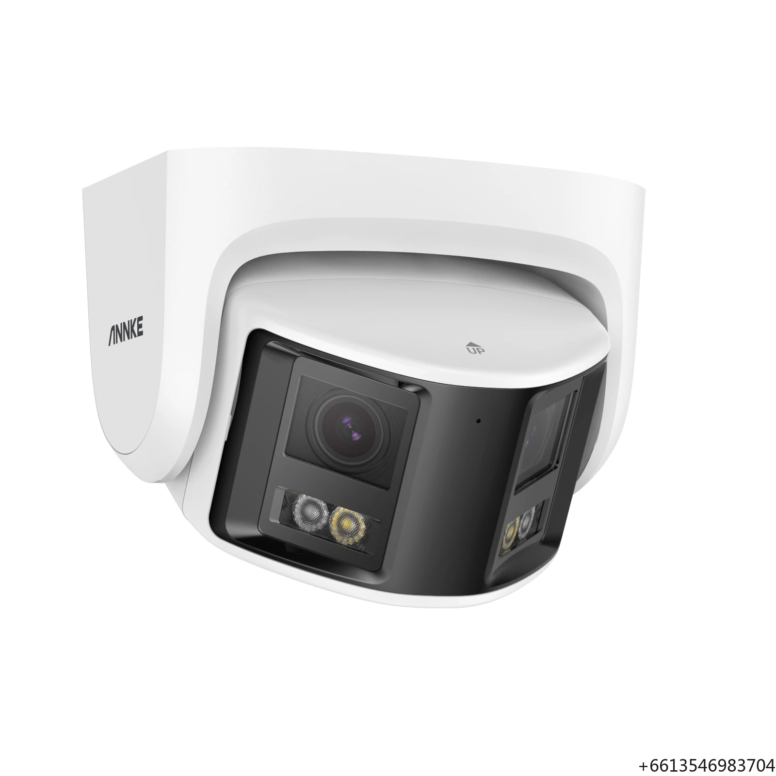 4K(8MP) AI Dual Lens Panoramic FOV 180 with Two Way Audio, Color Night IP POE CCTV Turret ANNKE Camera