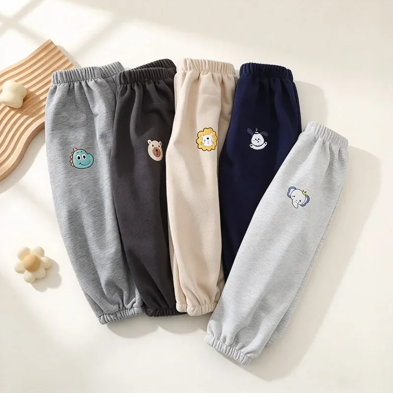 Kids Casual Pants Toddler Boy Girl Sports Trousers Soft Cotton Breathable Infant Bottoms Baby Spring Daily Wear Clothes Summer