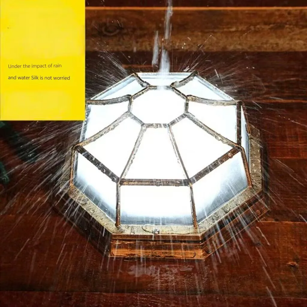 レトロな屋外防水三機能シーリングランプ、ヨーロッパとアメリカのスタイルの防虫シーリングランプ