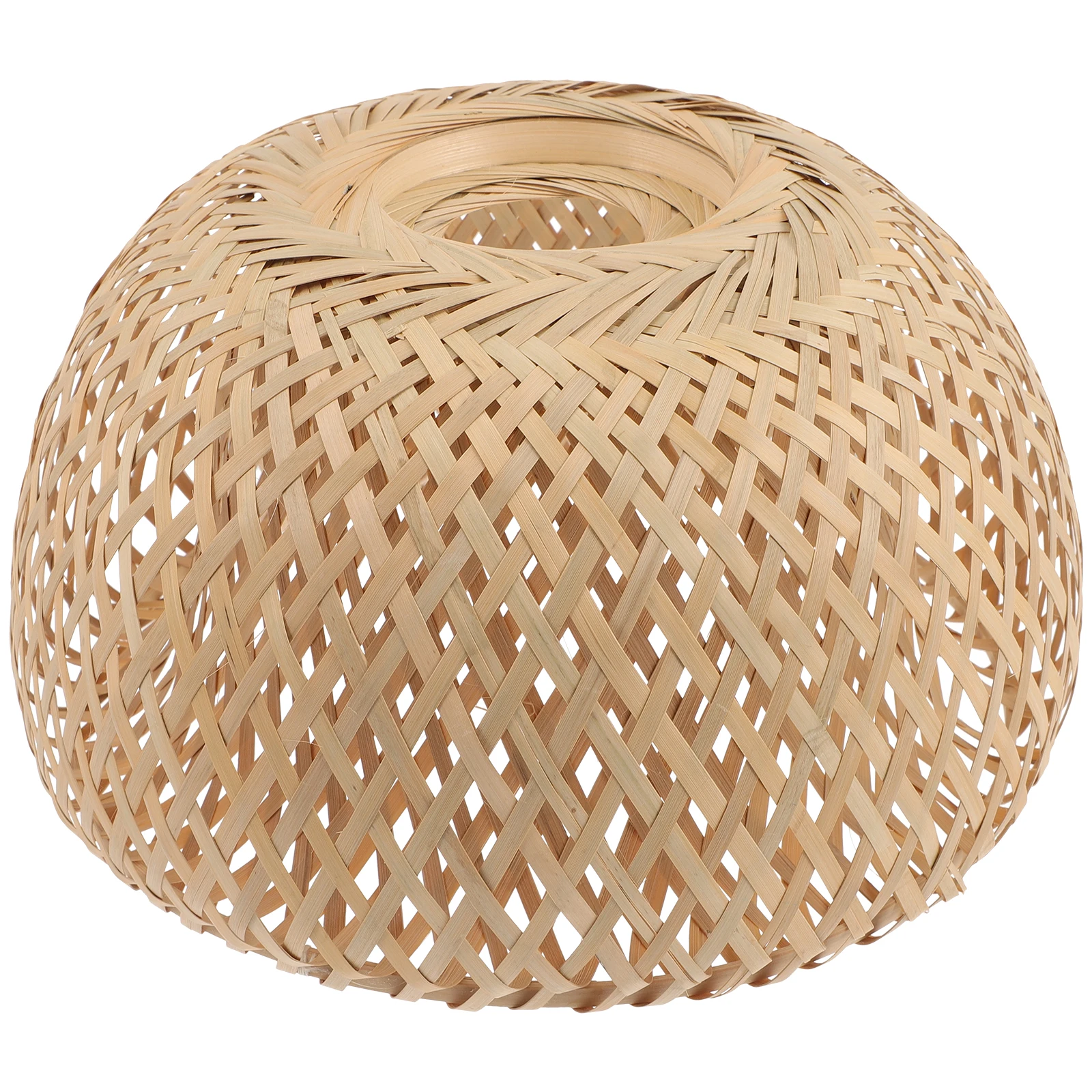 

Cover Bamboo Chandelier Lampshade Pendant Light Basket Hanging Lampshades for Ceiling Lights