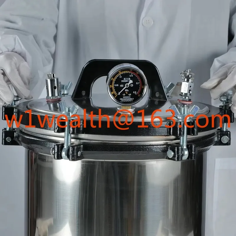 Portable Electric Medical Laboratory Autoclave 12 Liter Steam Sterilizer
