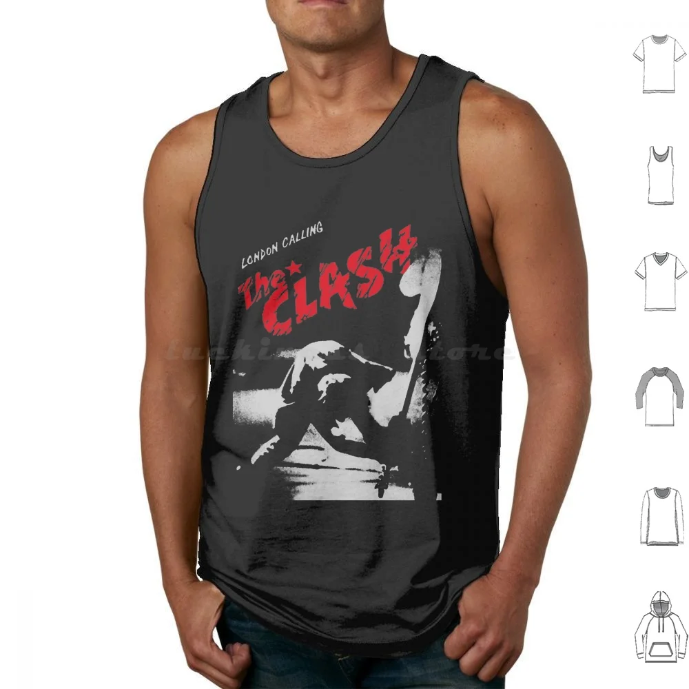 The London Concert Tank Tops Vest Sleeveless Clash London Calling Thê Casbah Combat Band Thê Only Band That Matters 1977