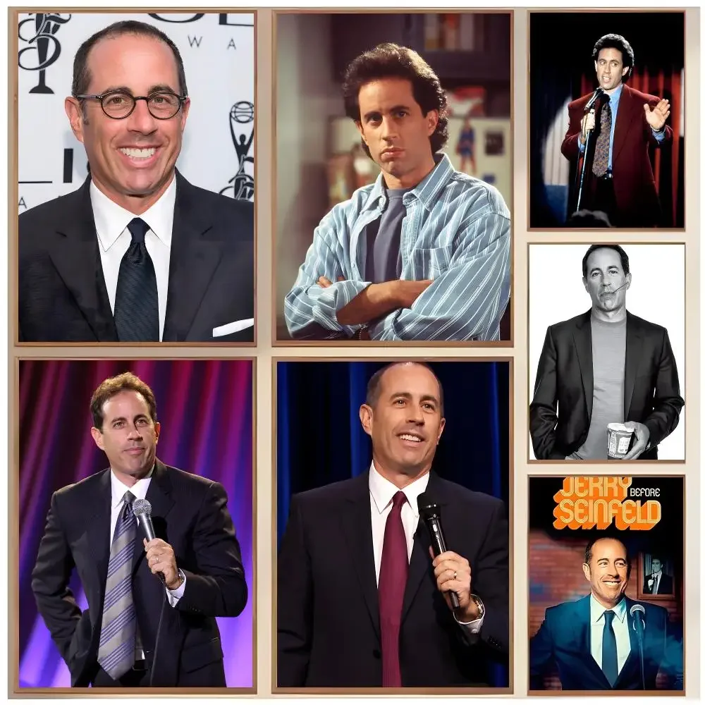 Witty Performer J-Jerry Seinfeld Poster  Classic Home Interior Design & Modern Wall Decor Art Collection