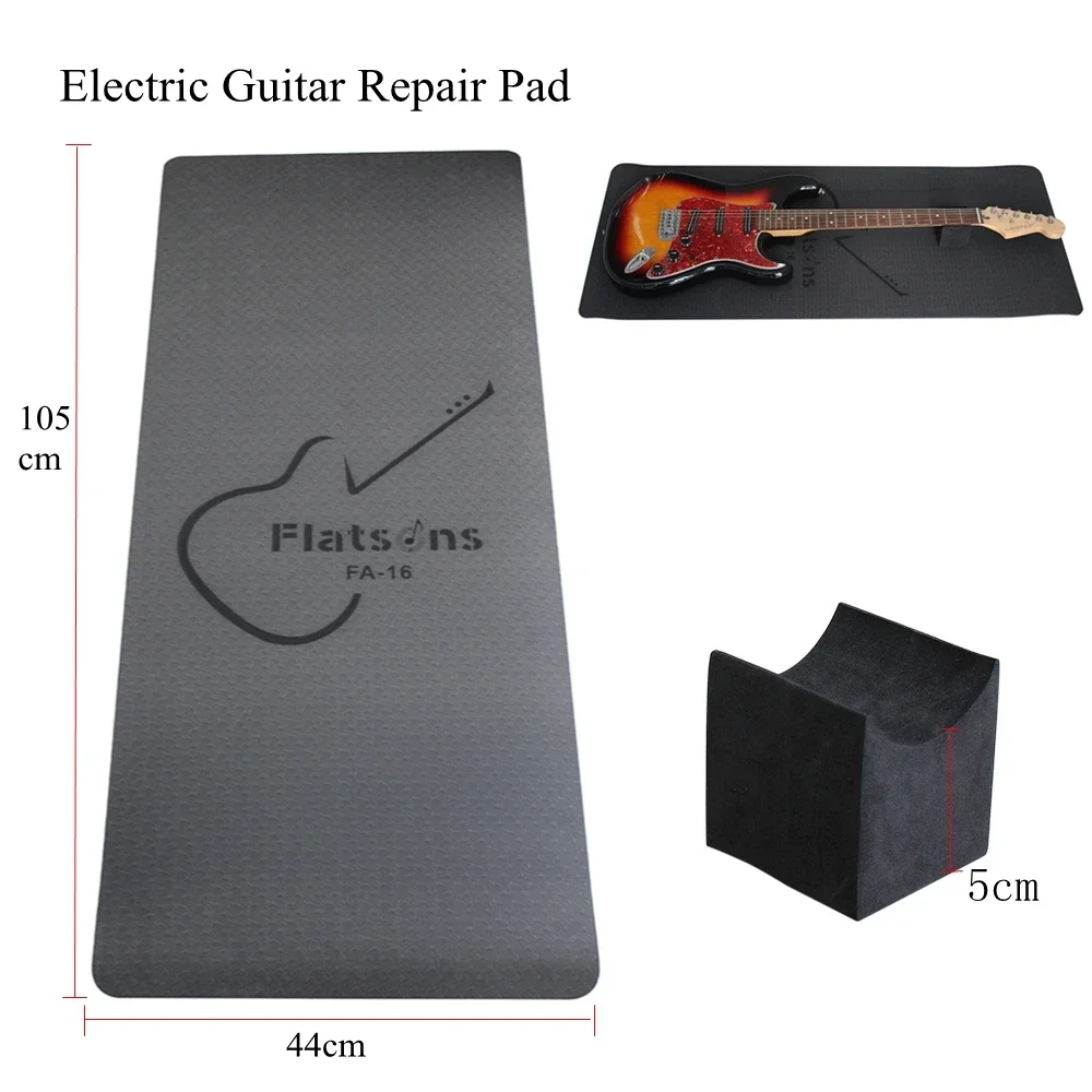 Flatsons FA-16E Guitar Repair Pad EVA Mat Electric Guitarra Pads with Neck Support Musical Instrument Repair Maintenance Tool