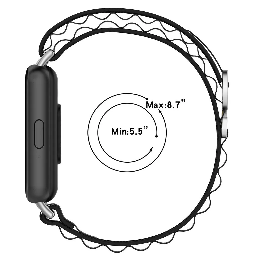 Nylon Loop Strap for Samsung Galaxy Fit 3 Adjustable Elastic Bracelet Watchband for Samsung Fit3 Band Replacement Accessories