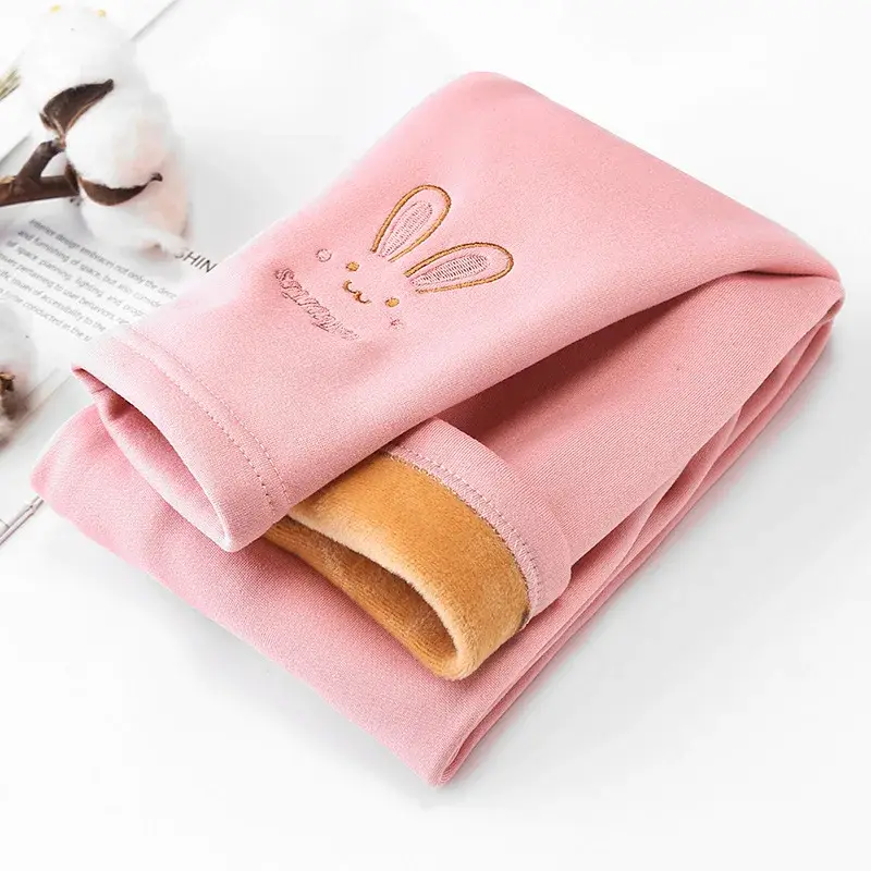 Autumn Winter Children Girl's Legging Thicken Warm Kids Girl Warm Plush Legging Trousers Elastic Waist Leggings Kids Pants - Image 7
