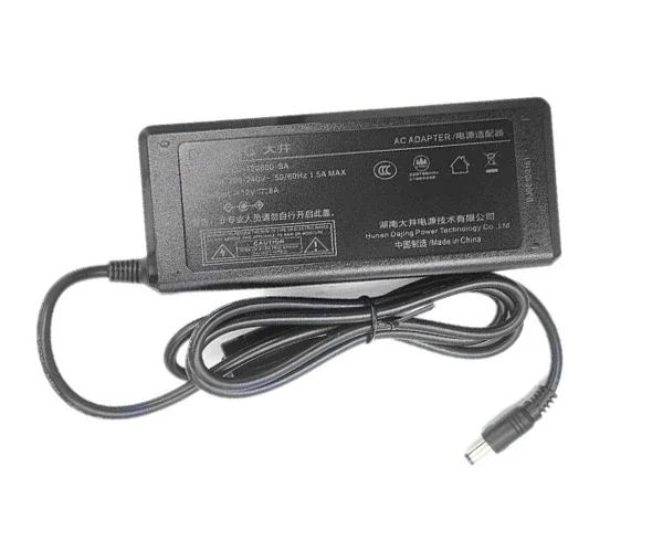 Power Adapter 12V 8A, Barrel 5.5/2.5mm, IEC C14, DJ-120800-SA