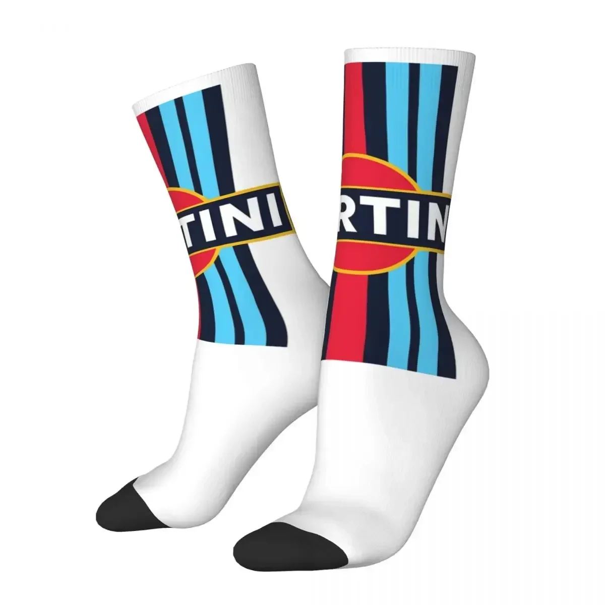 Martini Racing Socks Harajuku High Quality Stockings All Season Long Socks Accessories for Man's Woman's Gifts