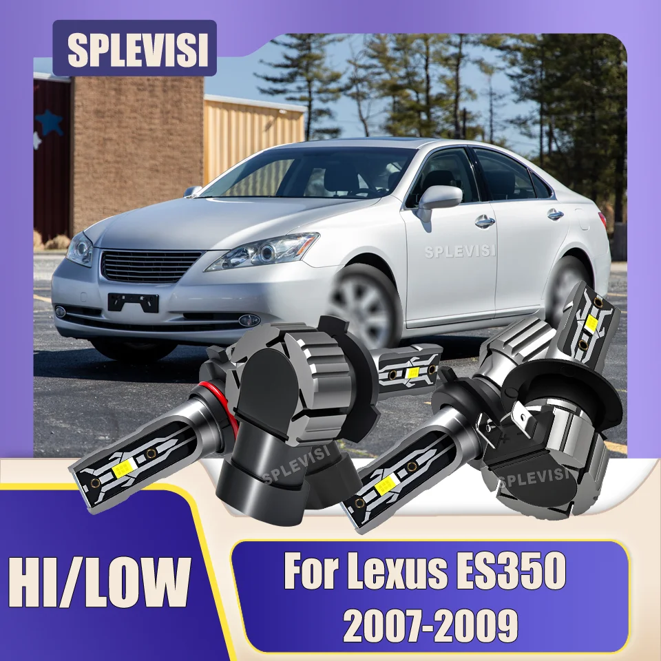 

Waterproof 12V 9005/HB3 High H7/477/499 Low Beam Bulbs Durable for Harsh Conditions Upgrade set For Lexus ES350 2007 2008 2009