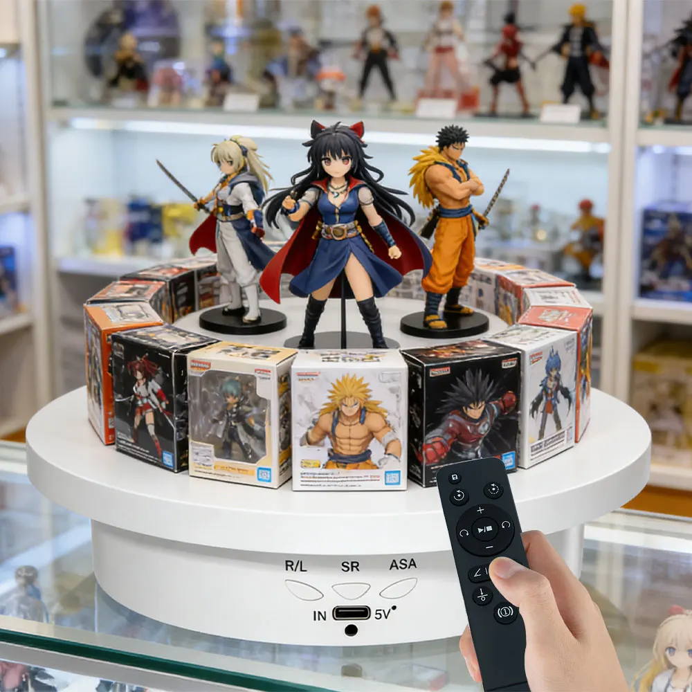 

Новая электрическая вращающаяся платформа на 360 градусов с USB-зарядкой/питанием от батареек для моделей, тортов, 3D-изображений