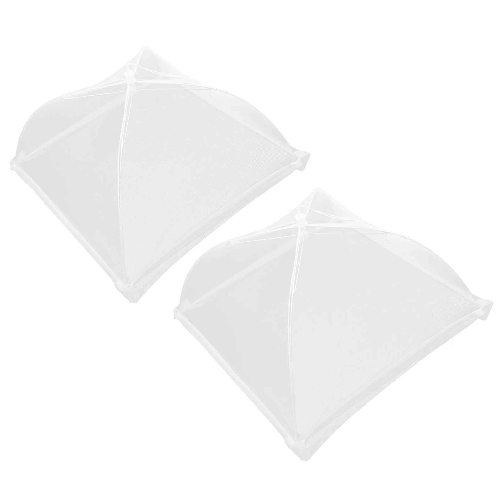 

2pcs Mesh Cover Foldable Kitchen Covers Reusable Tents Multi-Purpose Dishes Food Tents With Smooth Edges Dust Prevention
