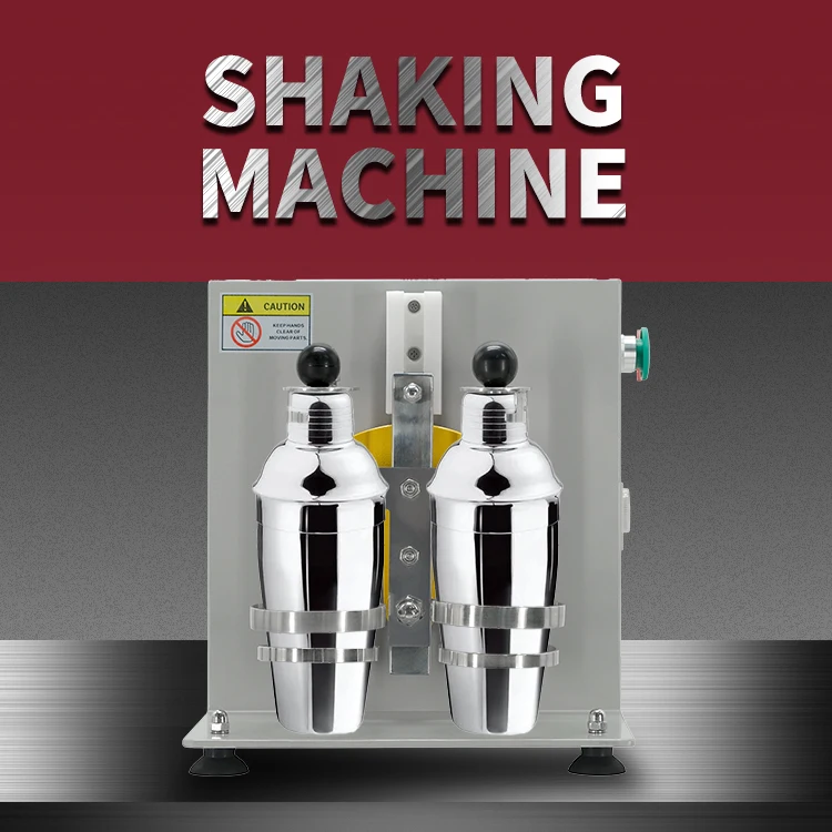 Milk Tea Shaking Machine  Wine Cocktail Double Cup Automatic Bubble Tea Boba Electric Milk Tea Shaking Machine YY-02G - view 3