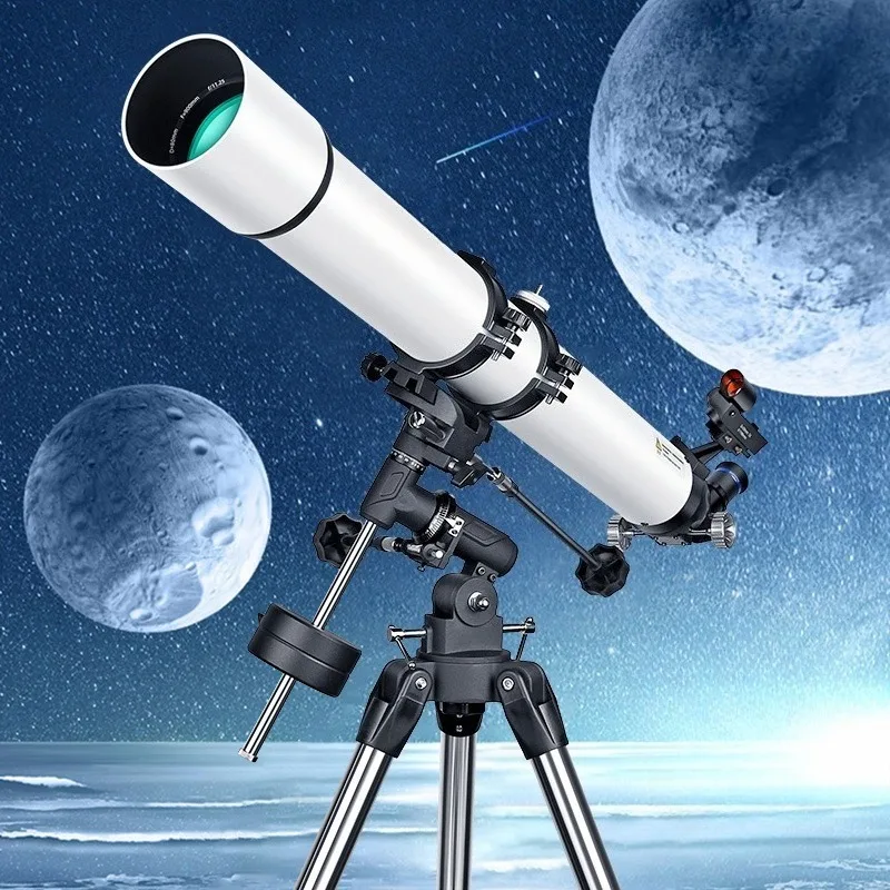 Astronomical telescope professional grade stargazing high power high definition equatorial instrument