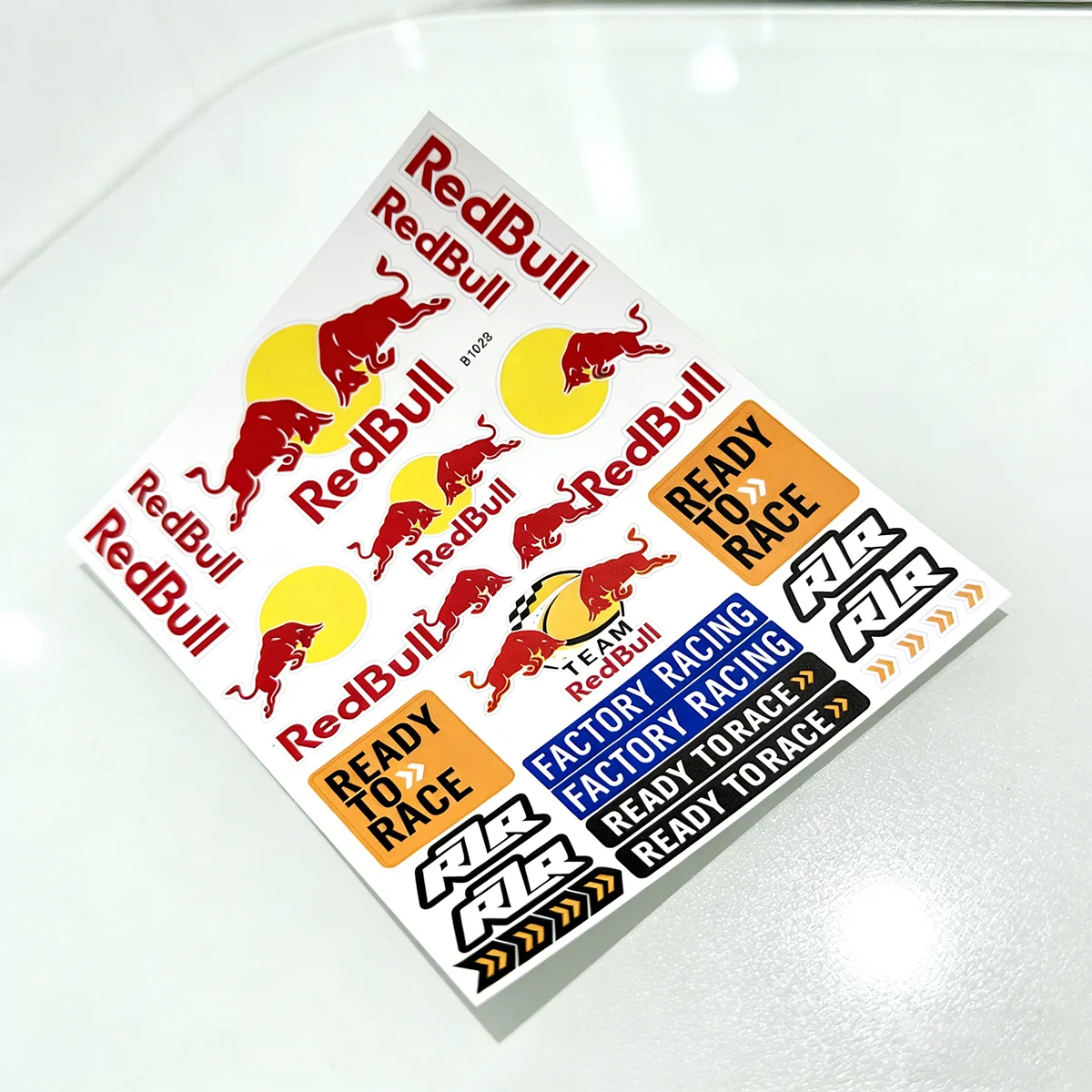 

Waterproof Red Bull Racing Reflective Sticker Decal for KTM 390 Adventure R Body Helmet Fuel Tank