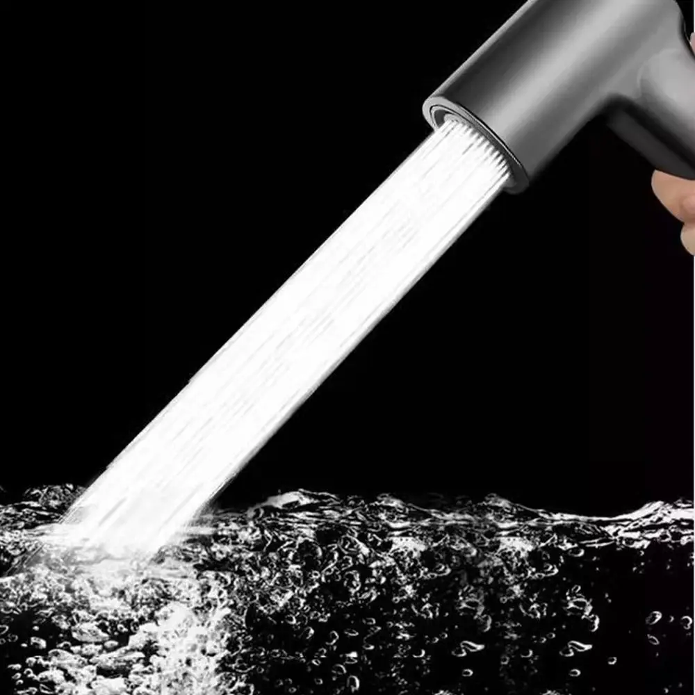 

Роскошный ручной биде-спрей из нержавеющей стали 2-в-1: простая установка, удобное использование, функция промывки и распыления