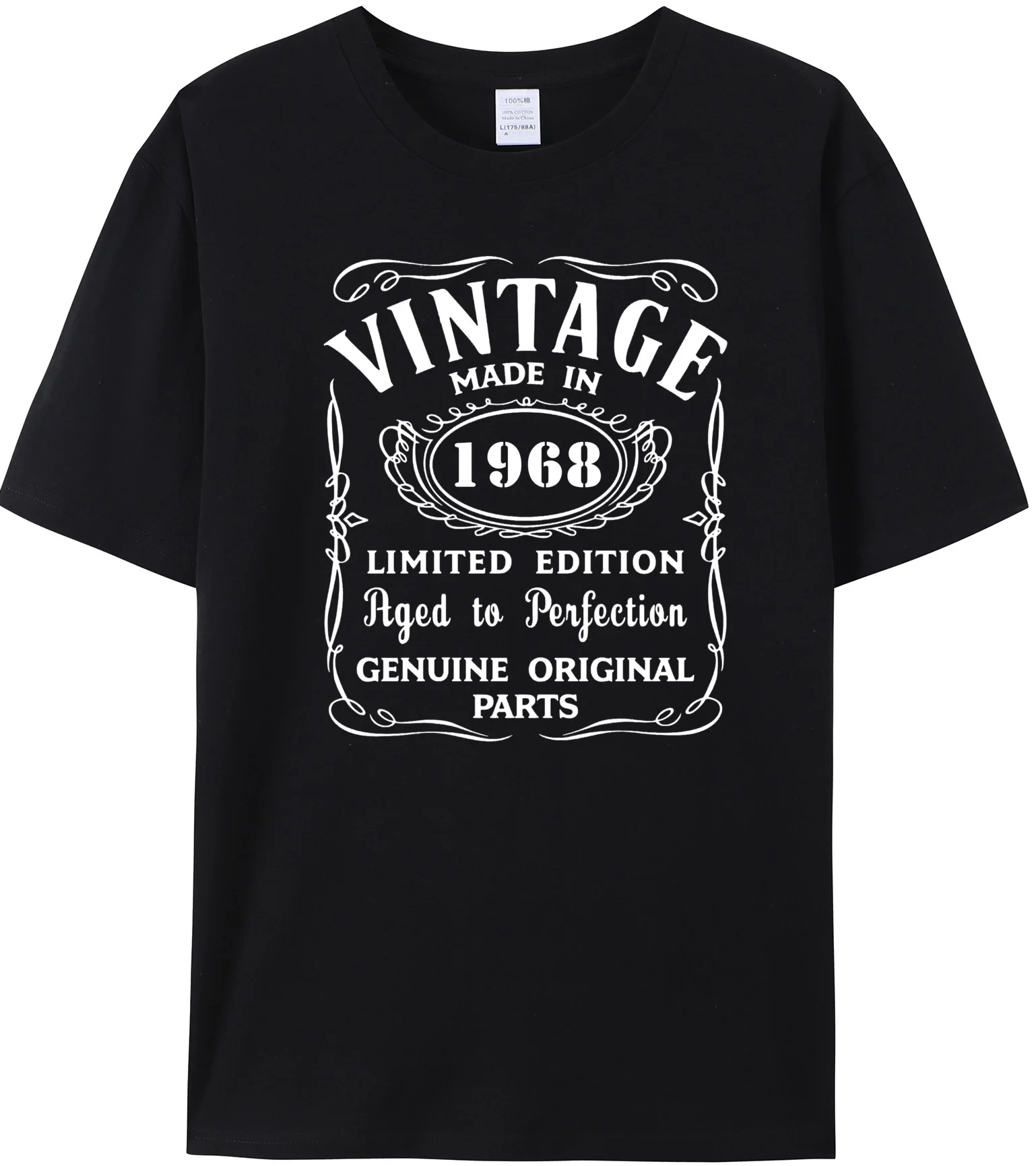Made in 1960/1961/1962/1963/1964/1965/1966/1967/1968/1969 T-Shirt Vatertag Geburtstags geschenk Baumwolle Retro T-Shirts Mann Vintage T-Shirt