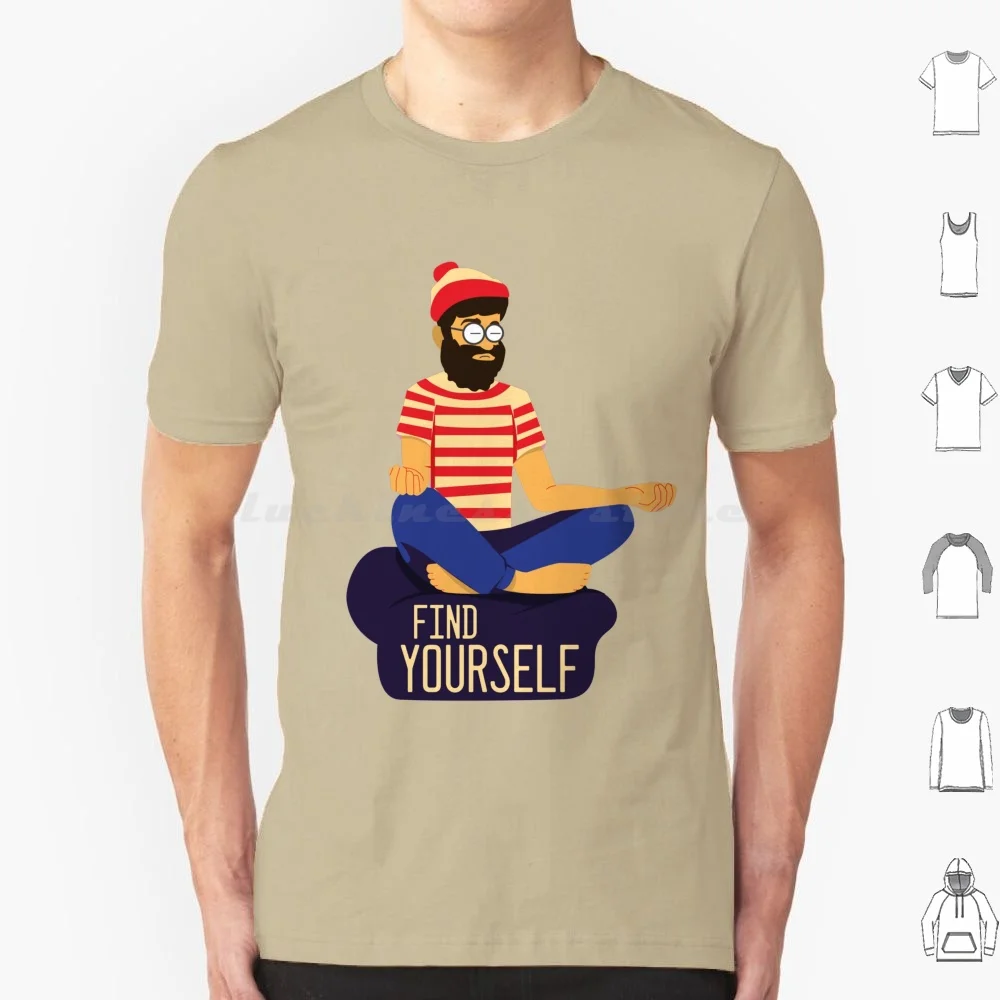 Encuentra tú mismo 2 camiseta hombres mujeres niños 6xl encontrar tú mismo Wally Yoga Ioga meditación donde tranquila Paz
