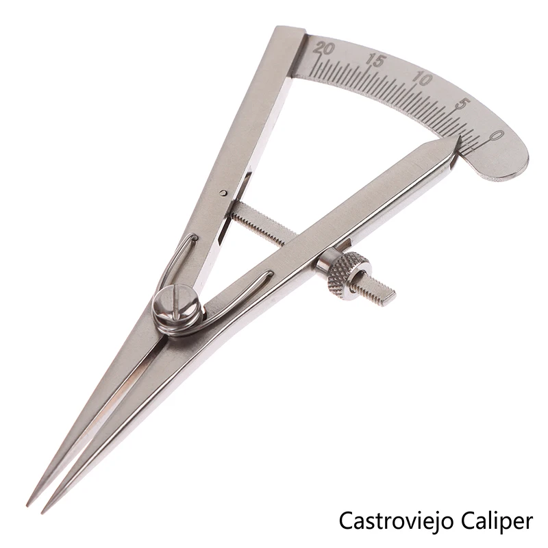 1 pz Castroviejo Eye Caliper Palpebra fissa Calibro di misurazione Strumento chirurgico oftalmico professionale