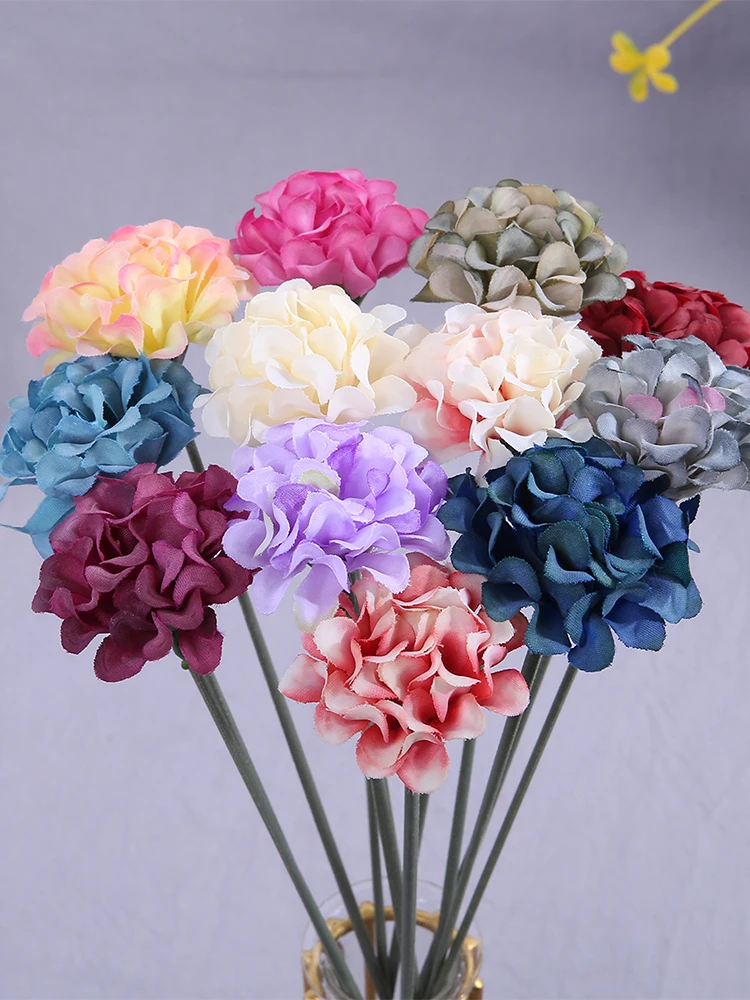 Tête de fleurs artificielles 3cm, 5/10/20 pièces, fausses fleurs pour décoration de chambre à coucher, décoration de fête de mariage, accessoires de couronnes artisanales DIY