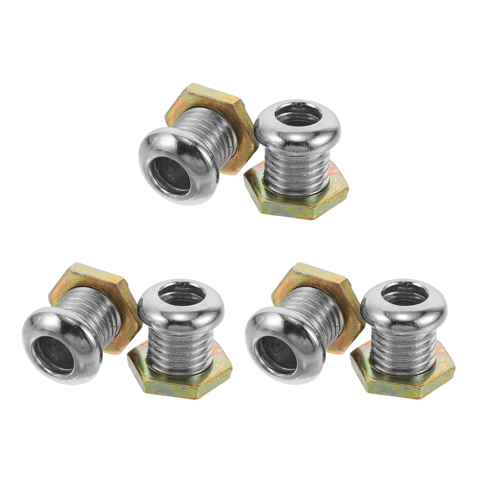 6Pcs Metal Drum Shell Vent Grommet Replacement For Drummer Threaded Air Hole Breather Insert Bass Snare