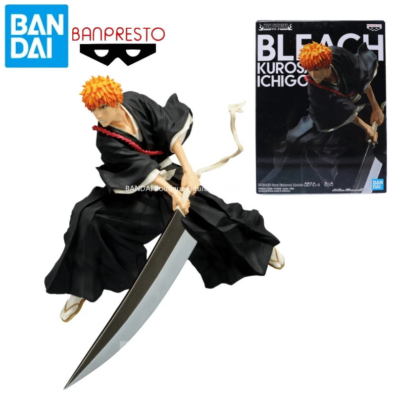 

Фирменная новая Оригинальная фигурная кукла Bandai BANPRESTO с мотивом фильма Подарочная Коллекция аниме Kurosaki Ichigo II