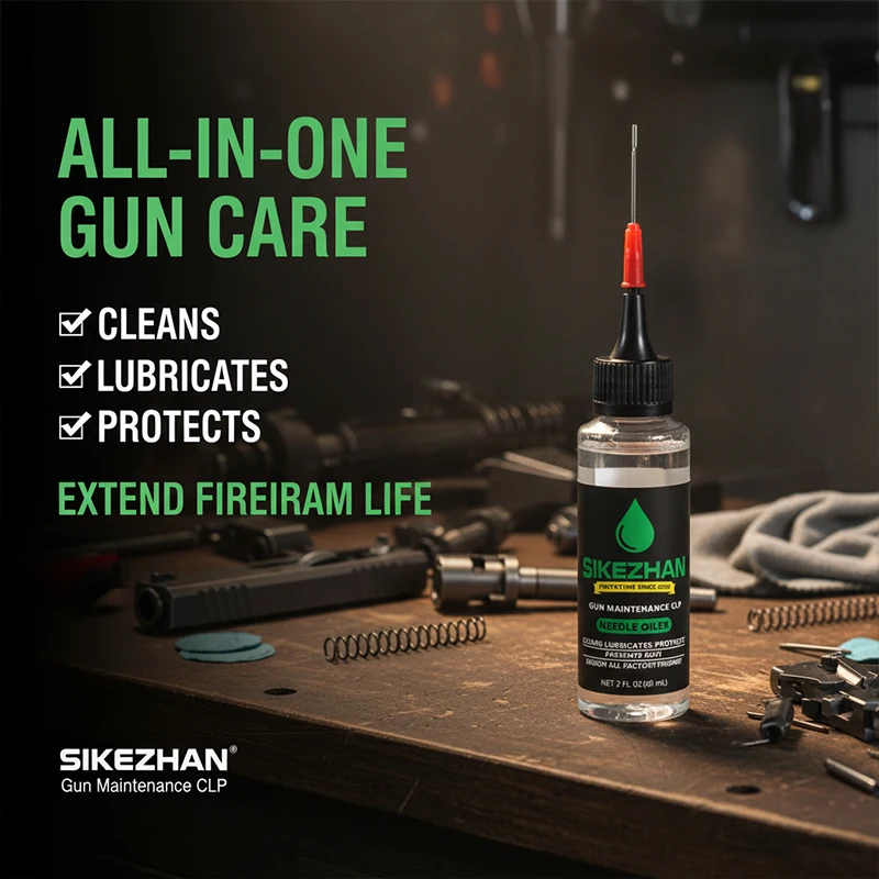Professional Firearm Maintenance Oil for Cleaning Lubricating and Protecting Guns Anti-Rust and Corrosion Shield 100ml SIKEZHAN